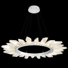 Hammerton CHB0050-56-CS-CA-CA1-L1 - Rock Crystal Radial Ring - 56