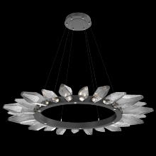 Hammerton CHB0050-56-MB-CS-CA1-L3 - Rock Crystal Radial Ring - 56