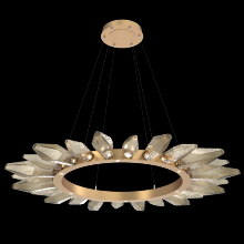 Hammerton CHB0050-56-NB-CB-CA1-L1 - Rock Crystal Radial Ring - 56