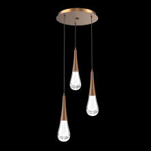 Hammerton CHB0078-03-BB-C-C01-L1 - Raindrop Round 3pc Multi-Pendant