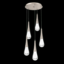 Hammerton CHB0078-05-BS-C-C01-L3 - Raindrop Round 5pc Multi-Pendant