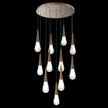 Hammerton CHB0078-11-FB-C-C01-L3 - Raindrop Round 11pc Multi-Pendant