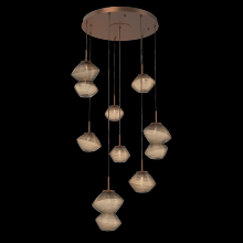 Hammerton CHB0089-08-BB-B-C01-L3 - Mesa Round 8pc Multi-Pendant