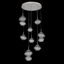 Hammerton CHB0089-08-BS-S-C01-L3 - Mesa Round 8pc Multi-Pendant