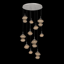 Hammerton CHB0089-11-BS-B-C01-L1 - Mesa Round 11pc Multi-Pendant