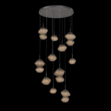 Hammerton CHB0089-11-GP-B-C01-L1 - Mesa Round 11pc Multi-Pendant