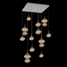 Hammerton CHB0089-12-CS-B-C01-L1 - Mesa Square 12pc Multi-Pendant