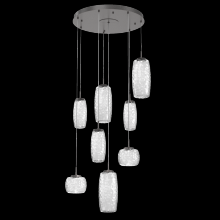 Hammerton CHB0091-08-GP-C-C01-L1 - Vessel Round 8pc Multi-Pendant