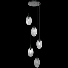 Hammerton CHB0063-05-CS-B-C01-E2 - Meteo Round 5pc Multi-Pendant