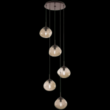 Hammerton CHB0064-05-CS-S-C01-E2 - Nova Round 5pc Multi-Pendant