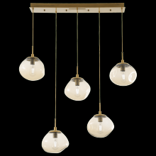 Hammerton PLB0064-05-BB-B-C01-E2 - Nova Linear 5pc Multi-Pendant