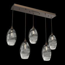 Hammerton PLB0035-05-FB-OS-C01-E2 - Ellisse Linear 5pc Multi-Pendant