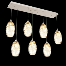 Hammerton PLB0035-07-BS-OA-C01-E2 - Ellisse Linear 7pc Multi-Pendant