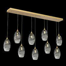 Hammerton PLB0035-09-GB-OS-C01-E2 - Ellisse Linear 9pc Multi-Pendant