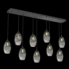 Hammerton PLB0035-09-MB-OS-C01-E2 - Ellisse Linear 9pc Multi-Pendant