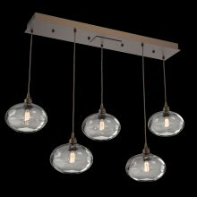 Hammerton PLB0036-05-FB-OS-C01-E2 - Coppa Linear 5pc Multi-Pendant