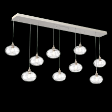 Hammerton PLB0036-09-BS-OC-C01-E2 - Coppa Linear 9pc Multi-Pendant