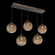 Hammerton PLB0047-05-FB-OB-C01-E2 - Terra Linear 5pc Multi-Pendant