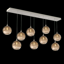 Hammerton PLB0047-09-BS-OB-C01-E2 - Terra Linear 9pc Multi-Pendant