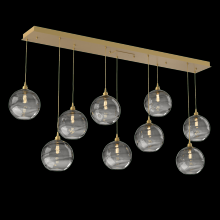 Hammerton PLB0047-09-GB-OS-C01-E2 - Terra Linear 9pc Multi-Pendant