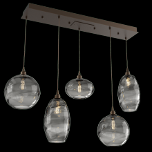 Hammerton PLB0048-05-FB-OS-C01-E2 - Misto Linear 5pc Multi-Pendant