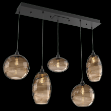 Hammerton PLB0048-05-MB-OB-C01-E2 - Misto Linear 5pc Multi-Pendant