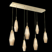 Hammerton PLB0049-07-GB-RB-C01-L3 - Aalto Linear 7pc Multi-Pendant