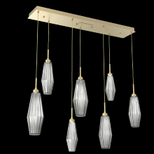 Hammerton PLB0049-07-GB-RS-C01-L3 - Aalto Linear 7pc Multi-Pendant