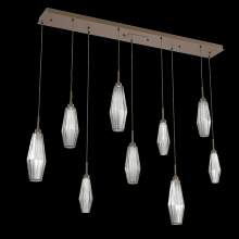 Hammerton PLB0049-09-FB-RS-C01-L3 - Aalto Linear 9pc Multi-Pendant