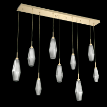 Hammerton PLB0049-09-GB-RS-C01-L1 - Aalto Linear 9pc Multi-Pendant