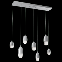 Hammerton PLB0079-07-CS-PC-C01-L3 - Pebble Linear 7pc Multi-Pendant