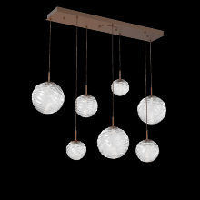 Hammerton PLB0092-07-BB-C-C01-L1 - Gaia Linear 7pc Multi-Pendant