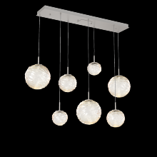 Hammerton PLB0092-07-BS-A-C01-L1 - Gaia Linear 7pc Multi-Pendant