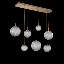 Hammerton PLB0092-07-NB-S-C01-L1 - Gaia Linear 7pc Multi-Pendant