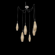 Hammerton SCB0049-06-BS-RB-C01-L1 - Aalto Round 6pc Swag Multi-Pendant