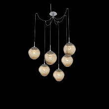 Hammerton SCB0066-06-CS-FB-C01-L1 - Aster Round 6pc Swag Multi-Pendant