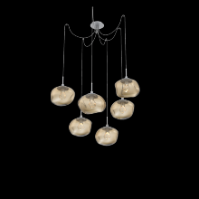 Hammerton SCB0068-06-CS-ZB-C01-L3 - Nova Round 6pc Swag Multi-Pendant