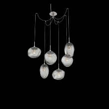 Hammerton SCB0069-06-BS-FS-C01-L1 - Cosmos Round 6pc Swag Multi-Pendant