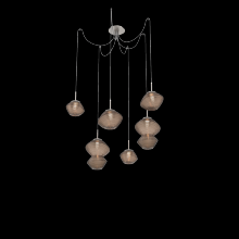 Hammerton SCB0089-06-BS-B-C01-L3 - Mesa Round 6pc Swag Multi-Pendant