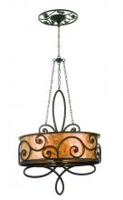 Kalco 5409SV - Windsor 4 Light Oval Chandelier