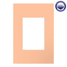 Legrand AWP1G3PY - adorne® Peachy One-Gang Screwless Wall Plate with Microban®