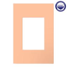 Legrand AWP1G3PY - Adorne® Peachy One-Gang Screwless Wall Plate with Microban®