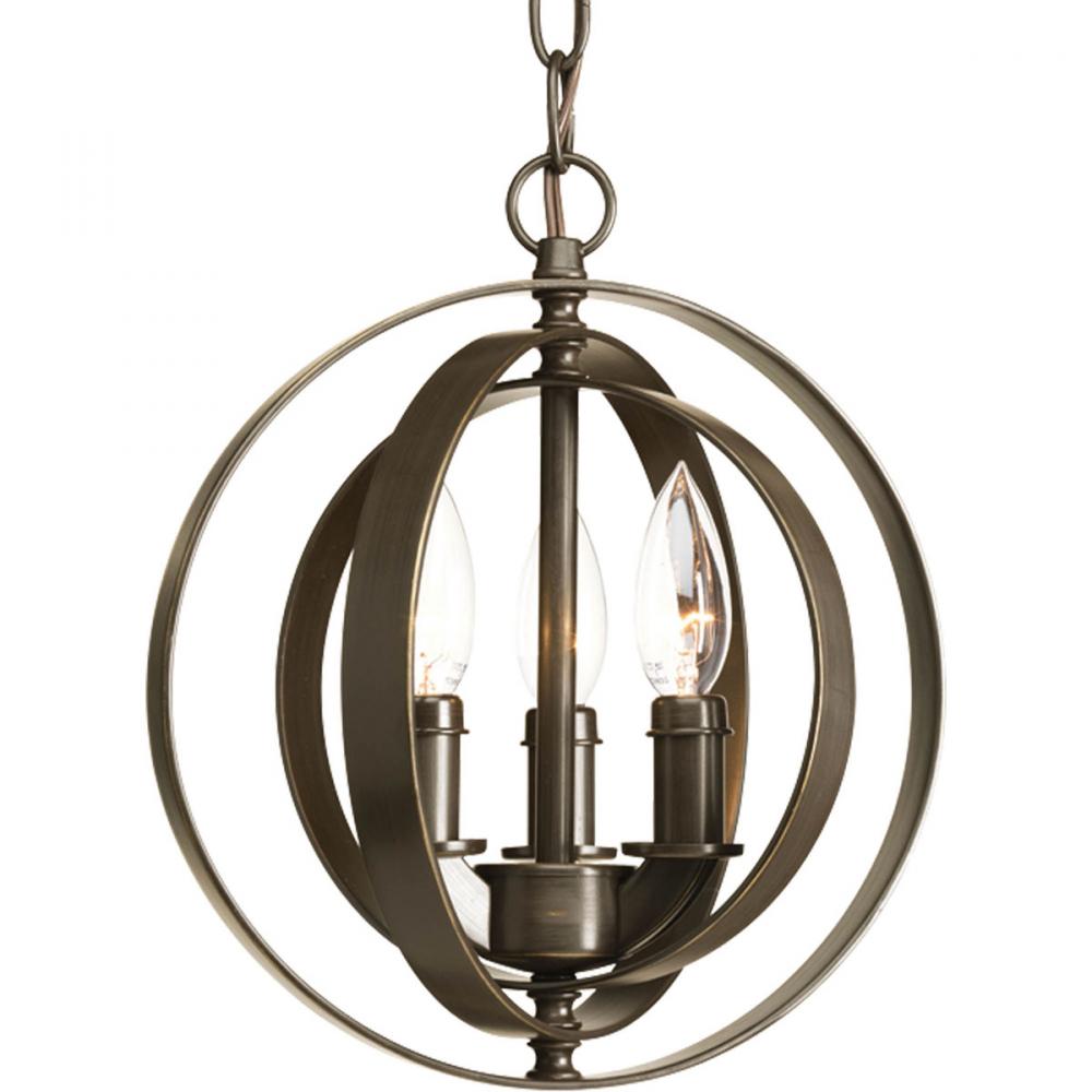 Equinox Collection Three-Light Sphere Pendant