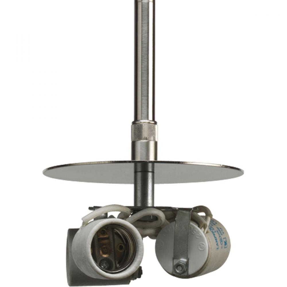 Markor Collection Three-Light Brushed Nickel Pendant Stem Kit