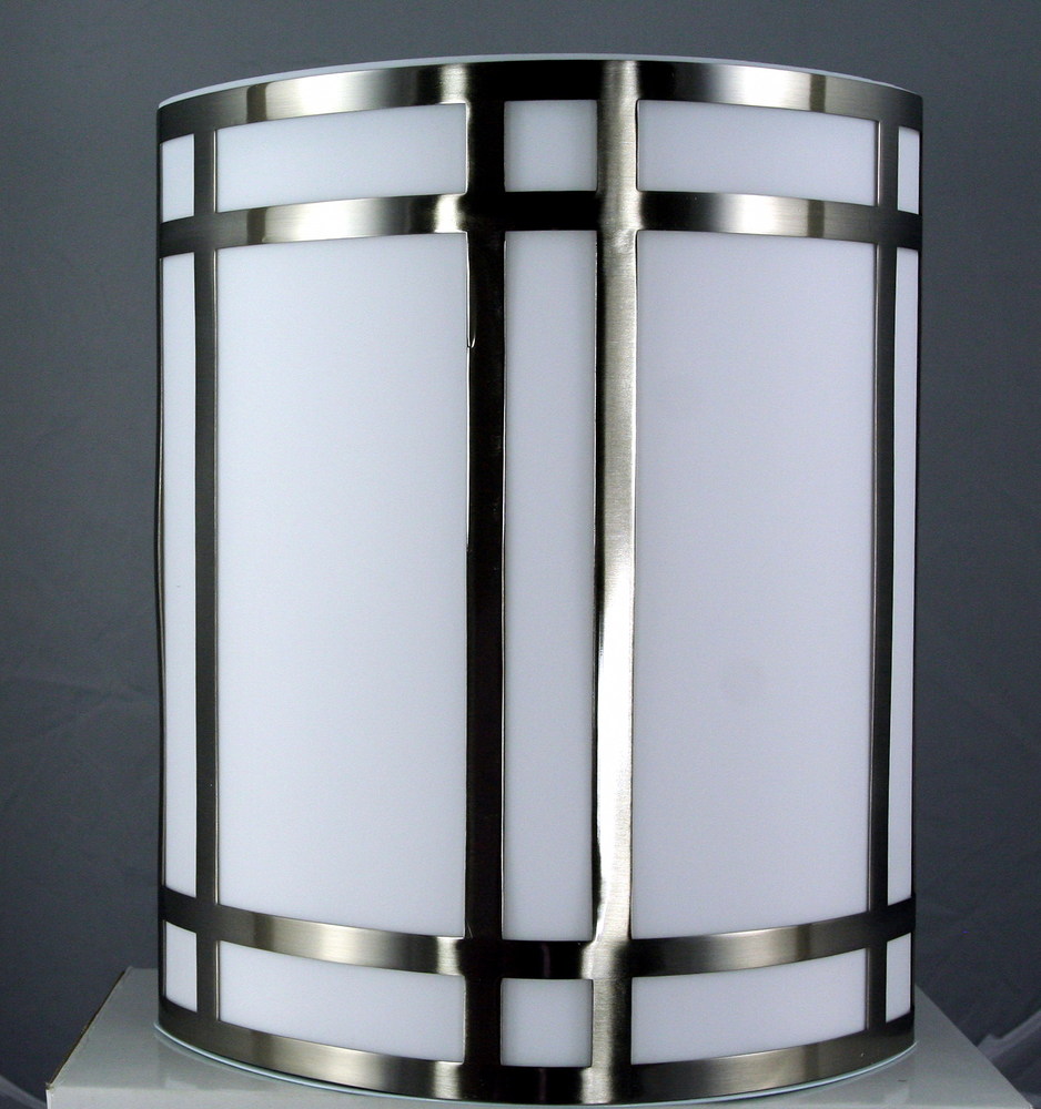 9" Height Metal Wall Lamp with Acrylic Plate