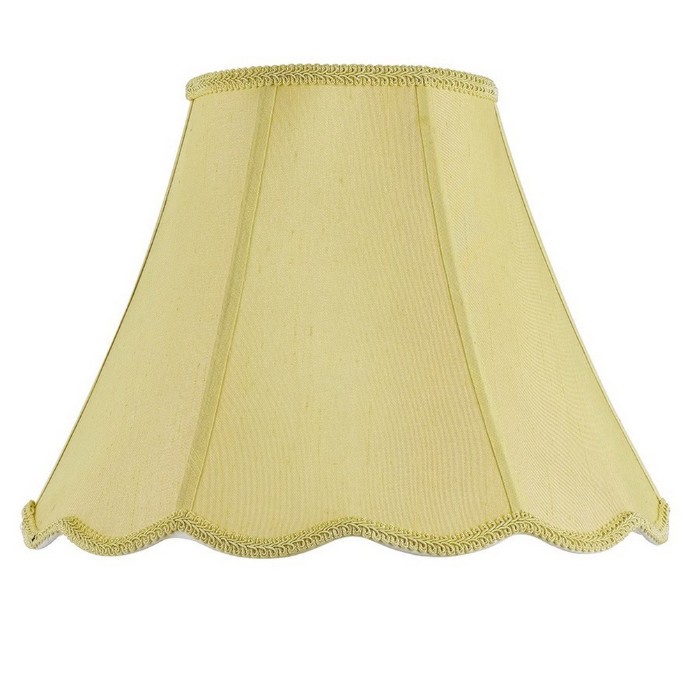 14" Tall Champagne Fabric Shade