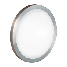 Eglo 87329A - 1x60W Wall/Ceiling Light w/ Matte Nickel Finsh & Frosted Glass