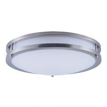 Maxim 85554WTSN - Linear EE 3-Light Flush Mount