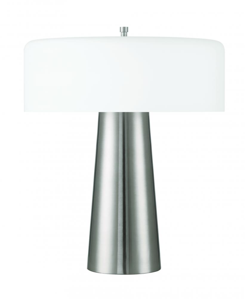 1 Light LED Table Lamp in Brushed Polished Nickel