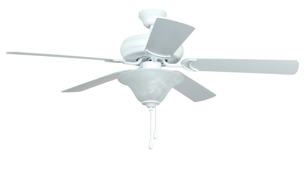 52" Ceiling Fan w/Blades & Bowl Light Kit